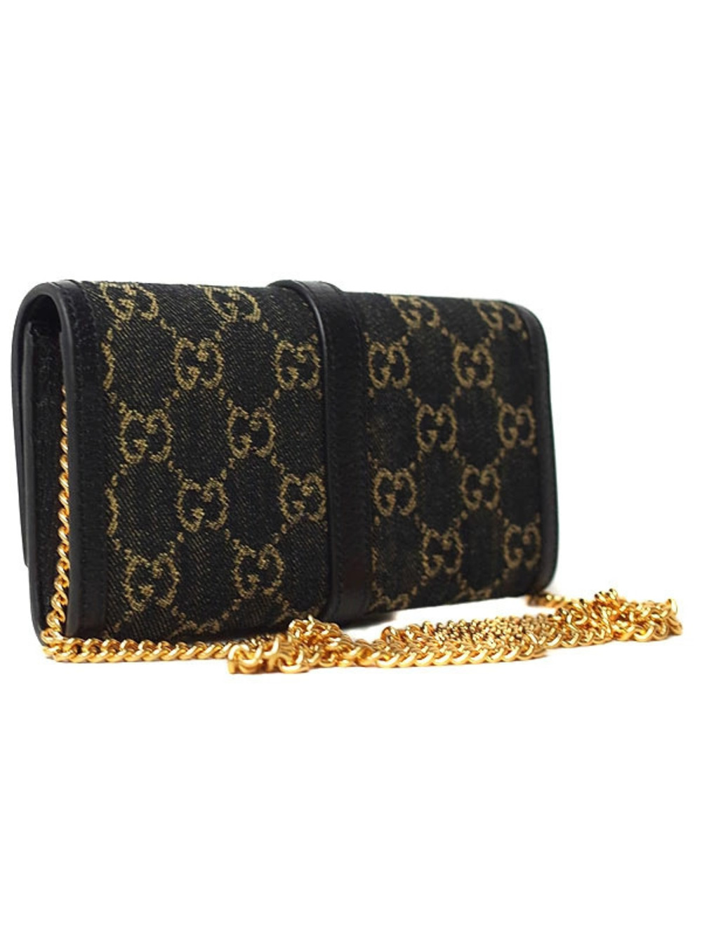 Gucci Jackie Chain Wallet Black